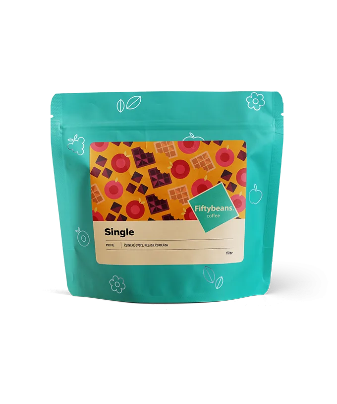 Single, balení od pražírny Fifty Beans